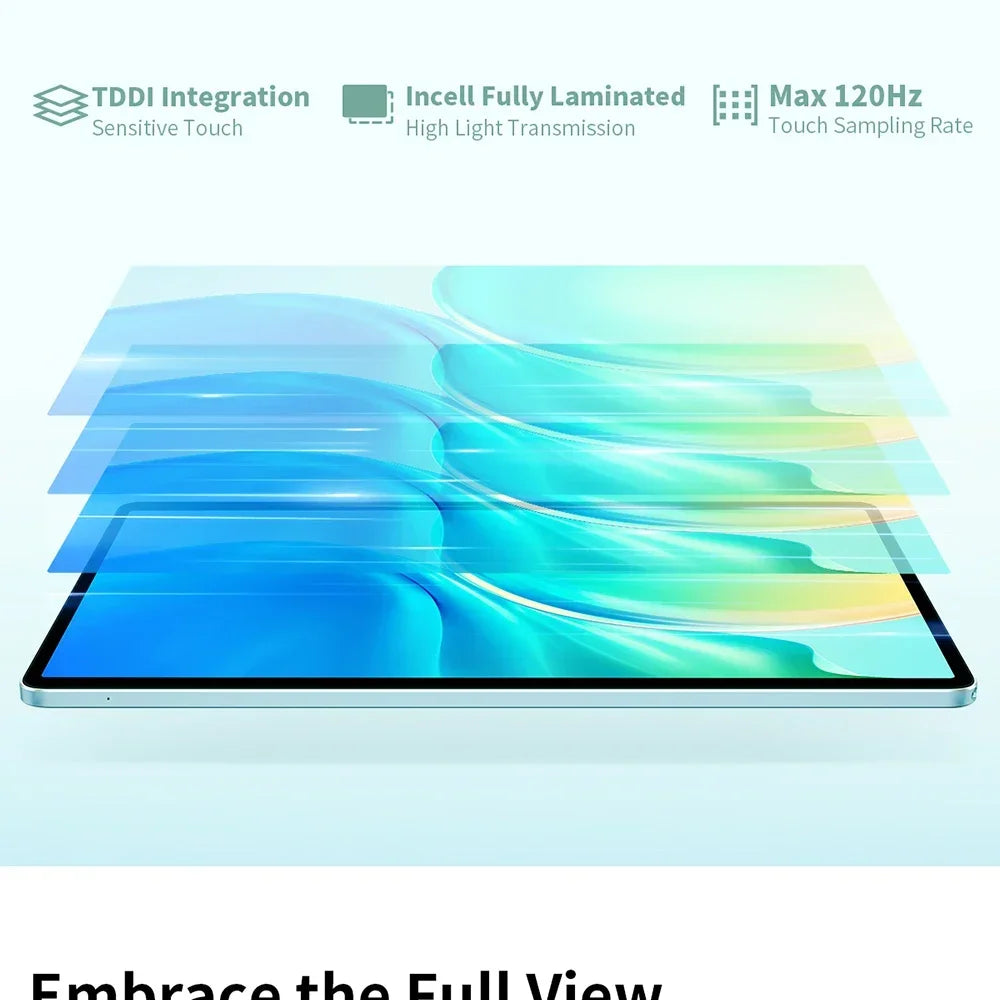 Teclast M50 10,1 inch TDDI Incell x 800 Android 14 Tablet (6 + 6) 12GB RAM GB ROM Unisoc T606 8 core ducal SIM 4G phone case