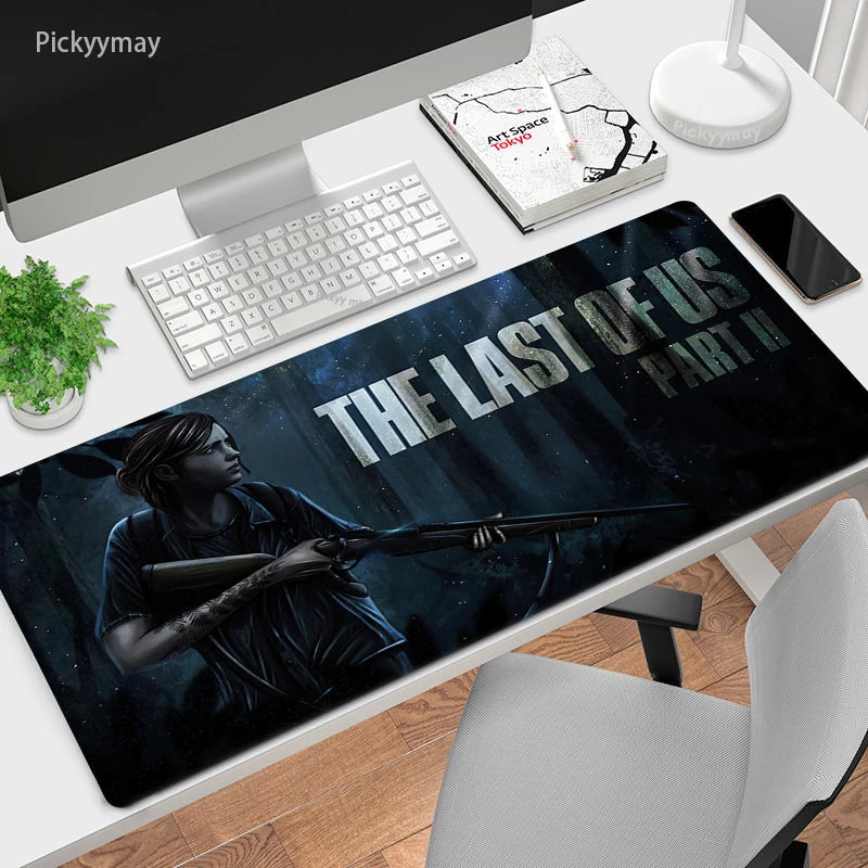 Last Of Us Large Mouse Mat Gaming Mousepad Big Gamer Mousepads Nonslip Rubber Keyboard Table Mats Desk Pad HD Mouse Pads XXL