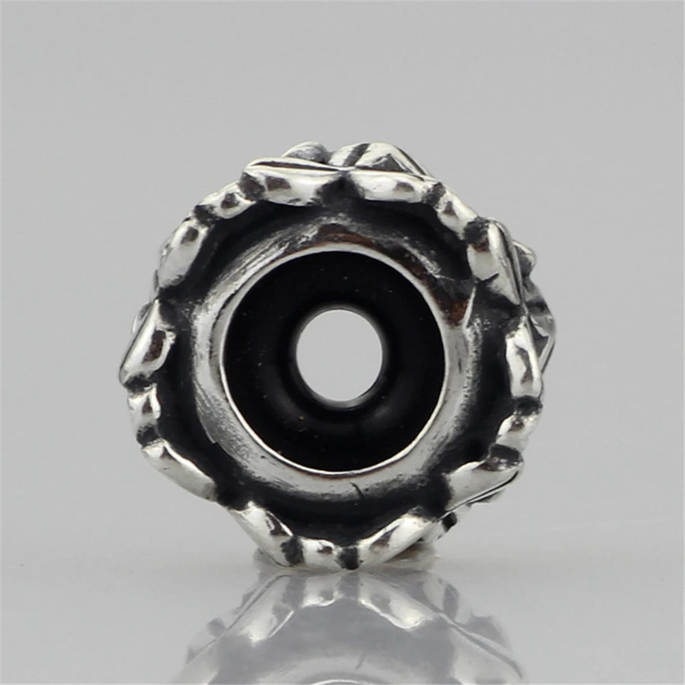 Mistletoe 925 Sterling Silver Cute Sweet Strawberries Stopper Spacer Charm Bead Fit European 3.0mm Bracelet Jewelry