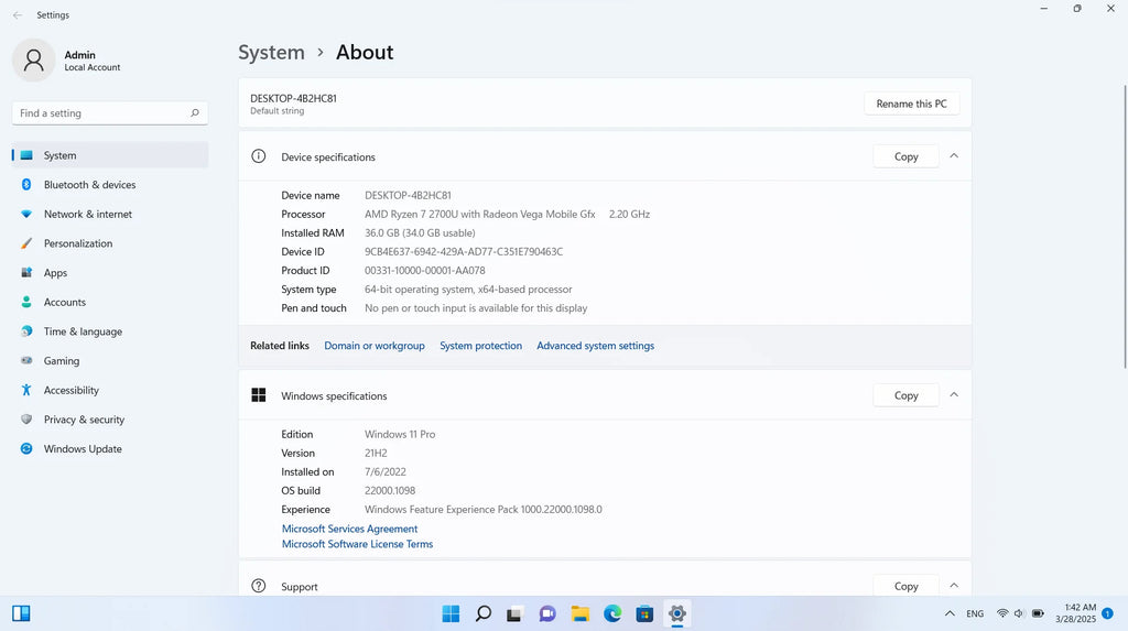 15.6 Inch Amd Ryzen Gaming Laptops Notebook Computer Fingerprint Portable Computers Gamer AMD Ryzen 7 2700U RX Vega10