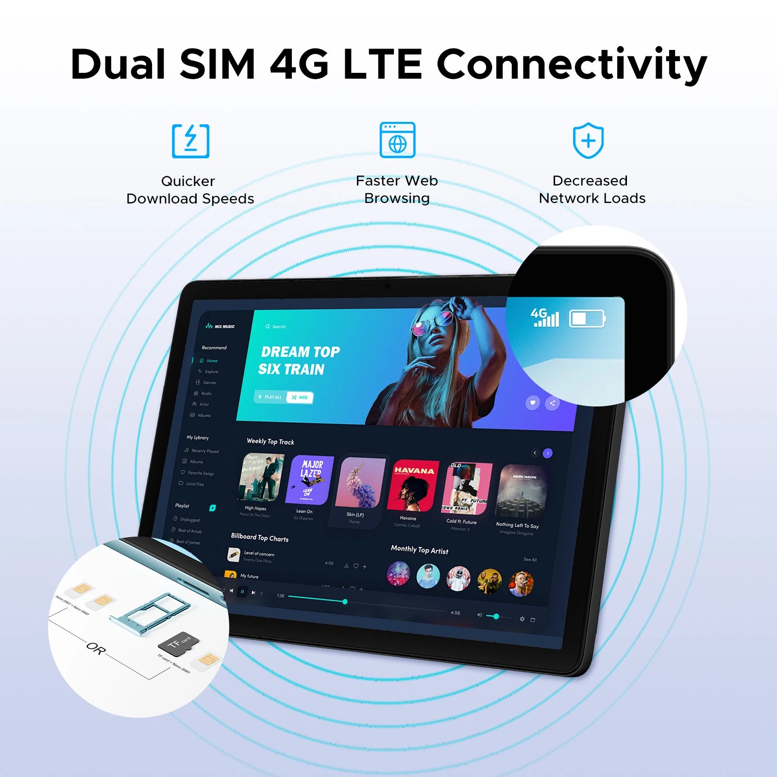 Doogee Tab G6 Tablet Pc 11 Inch Android 15 30Gb Ram(6+24) 256Gb Rom 8000Mah Battery Dual Speakers Support Widevine L1 Tablet Pc
