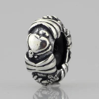 Mistletoe 925 Sterling Silver Cute Sweet Strawberries Stopper Spacer Charm Bead Fit European 3.0mm Bracelet Jewelry