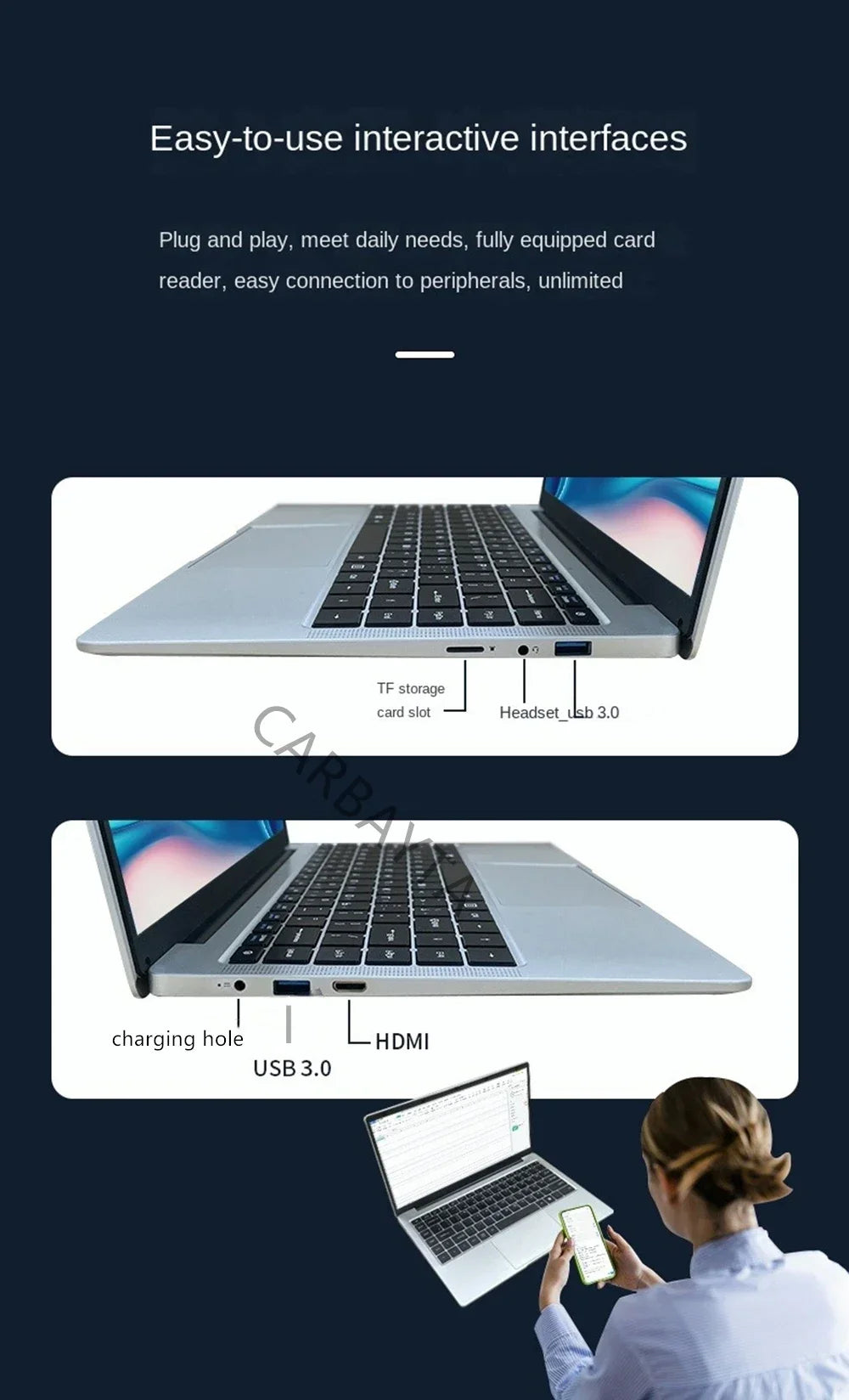 N4000 14.1 Inch 128GB 256GB 512GB 1TB SSD Windows 11 Pro Inte Laptop Intel Portable Laptos Student Notebook Dual core Laptop