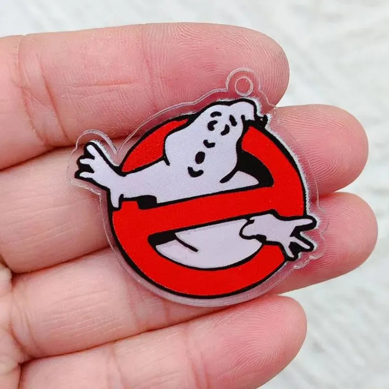 10pcs Acrylic cartoon Anime cute Charms DIY Jewelry Making Pendant Necklace Pendant Handmade Material accessory