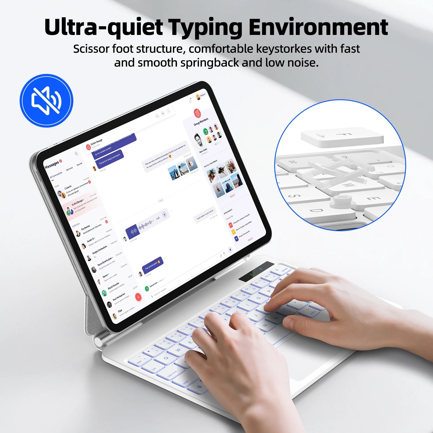 Smart Pogo Pin Keyboard case for iPad Air 11 2025 M3 for iPad Air 6 11 2024 Pro 11 Air 4 Air 5 10.9 Trackpad teclado ipad  키보드