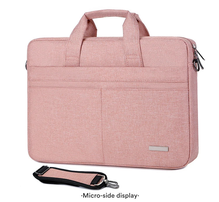 Laptop Bag Sleeve Case Shoulder HandBag Notebook Pouch Briefcases For 13.3 14 15.6 17.3 Inch Macbook Air Pro HP Huawei Asus Dell