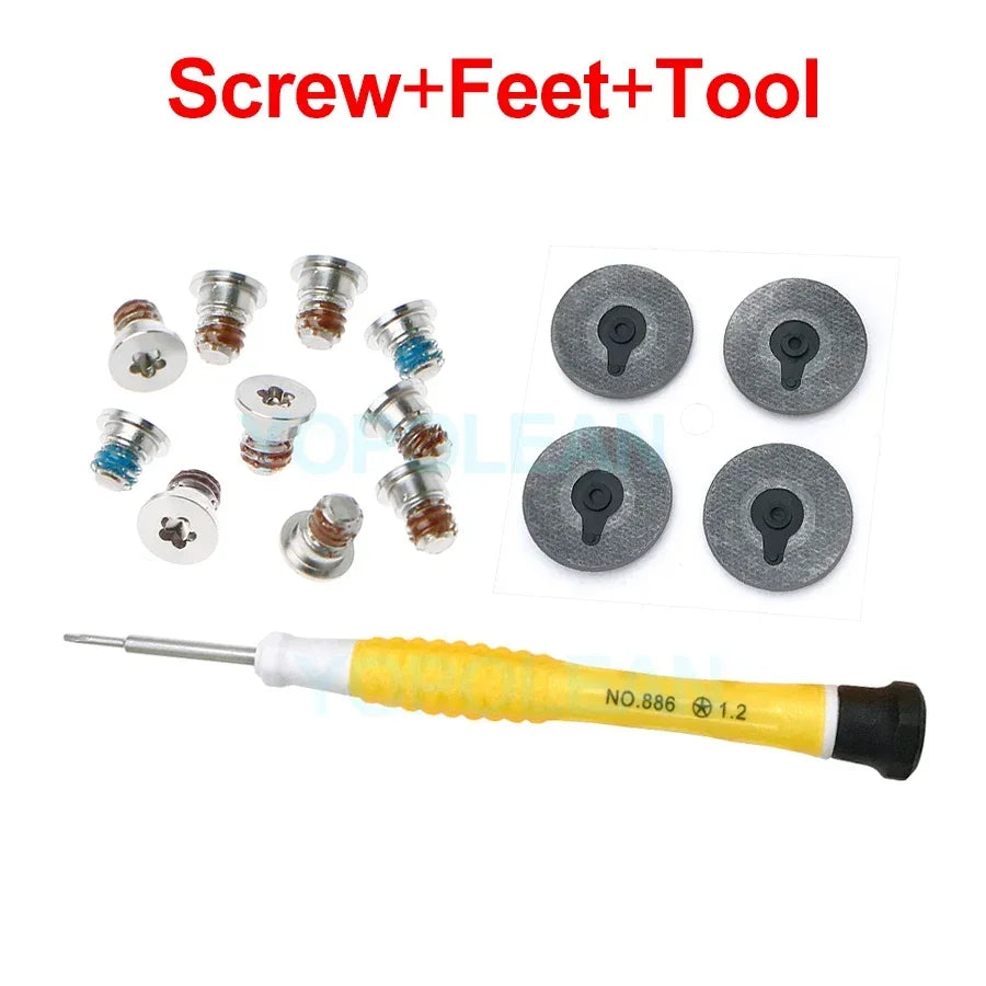 New Bottom Screw Screws + Rubber Feet + Srewdriver For Macbook Pro Retina 13" 15" A1398 A1425 A1502 2012 2013 2014 2015