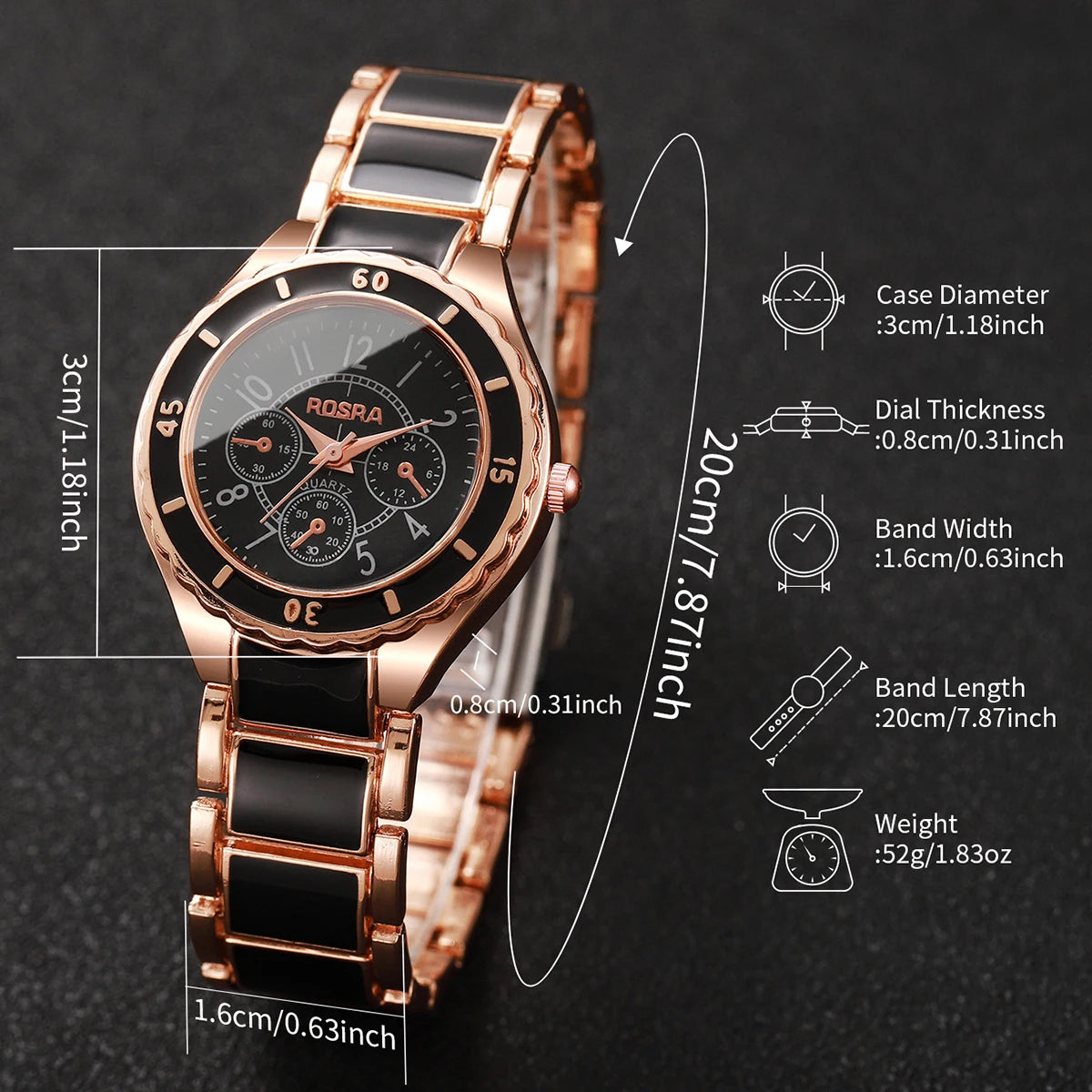 Fashion Arabic Dial Women Watches Wristwatches Ladies Quartz Watch Girls Clock Reloj Mujer（Without Box）
