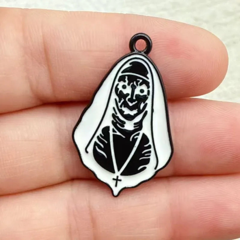 10pcs Halloween Cartoon Charm for Jewelry Making Necklace Bracelet Keychain Pendant Diy Accessories Alloy Metal