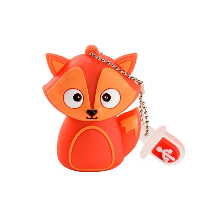 JASTER New Cute Cartoon USB 2.0 Flash Drive 64GB 32G Penguin U Disk 16GB Pen Drives 8G pendrive 4GB Gifts Key Chain Memory Stick