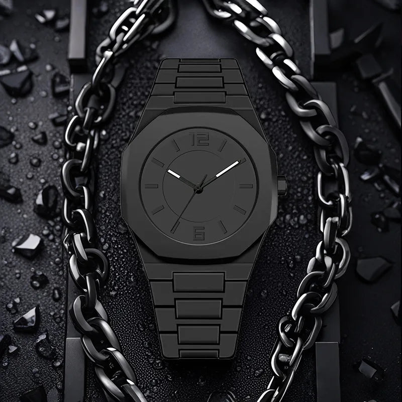 2025 New Men Watches Business Waterproof Plastic Wristbands Fashion Casual Quartz Wristwatch Man Clock Gift Reloj Hombre