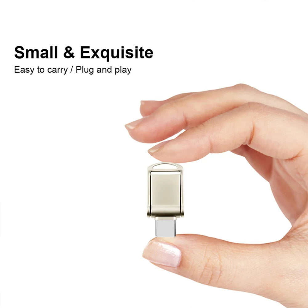 mini TYPE-C USB 3.0 OTG USB Flash Drive 64GB Business Gift Memory Stick Mini USB-C Pen Drive 32GB High Speed USB Stick 128GB Pen