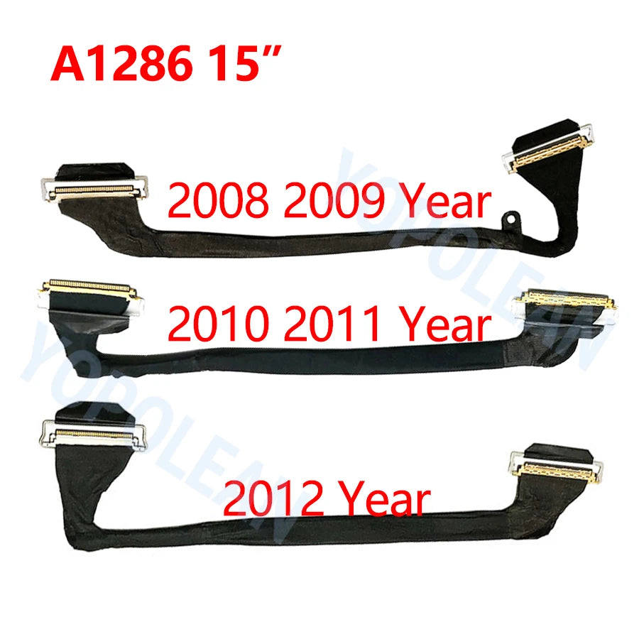Original LCD LED LVDS Screen Display Cable For Macbook Pro 13" 15" 17" A1278 A1286 A1297 Retina A1398 A1425 A1502 2008-2015 Year