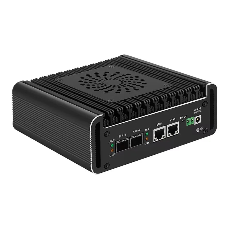 Topton Solid Firewall Router 2x10G SFP+ Intel i3 N305 N100 2xi226-V 2.5G Mini PC 2xNVMe 2xHD DDR5 pfSense Proxmox ESXi AES-NI