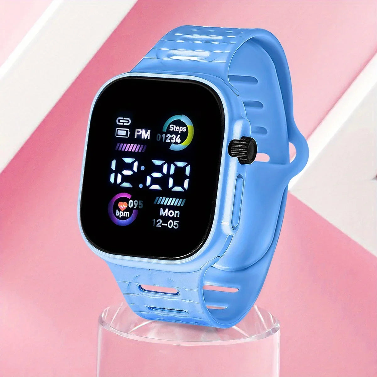 Luminous Children's Electronic Wristwatch LED Display Digital Kids Watches Sport Boys Girls Students Clock Watches Gifts Relojes