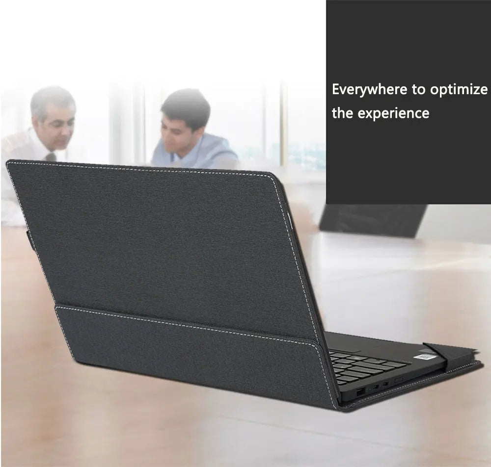 Laptop Case Cover For Lenovo Yoga Slim 7 14AKP10 /14ILL10 / 7i (14'', Gen 10) PU Leather Protective Bag with Foldable Cooling