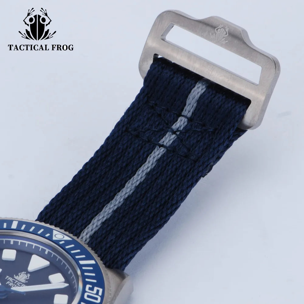 Tactical Frog Titanium Dive Watch Men 42mm NH35 Automatic Mechanical Movement Sapphire Glass 200M Waterproof BGW-9 Luminous