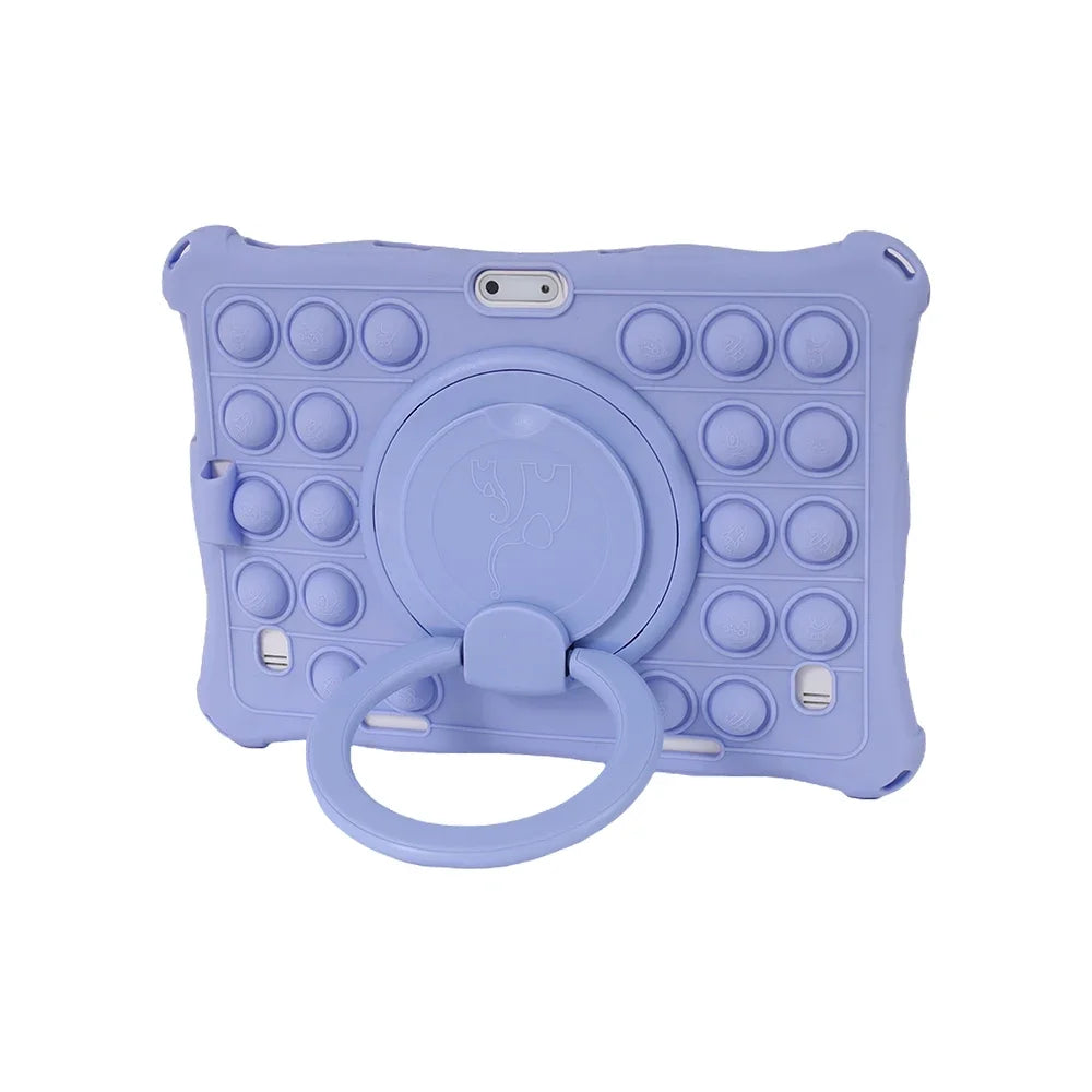 10.1"Kids Friendly Universal Tablet Case Soft Silicon 10 10.1 inch Lightweight Cover Stand Shockproof Funda 24x17cm/9.5x6.69inch