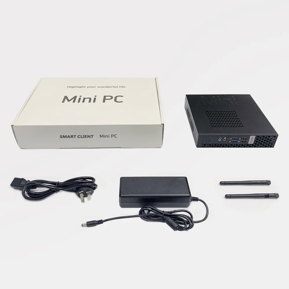 ZXIPC Mini PC Ryzen AMD R7 5700U 4300U 5800H R5 6600H Dual Display 4K HD DDR4 NVMe WIFI6 Mini Business Desktop Gaming Computer