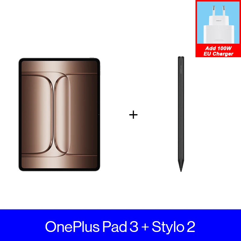 OnePlus Pad 3 Global Version Tablet Snapdragon 8 Elite 13.2" 144Hz Display 3.4K Resolution 8 Speakers Wi-Fi 7 Android 15
