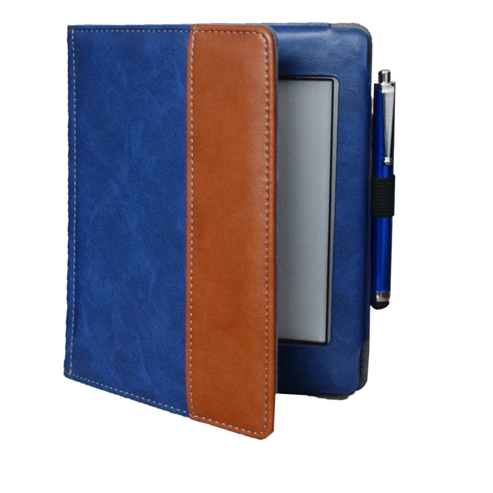 New Updated Folio Flip Book Cover Case for Capa Kindle Touch 2011 2012 D01200 Ebook Reader Magnetic Closured Pouch Case + s Pen