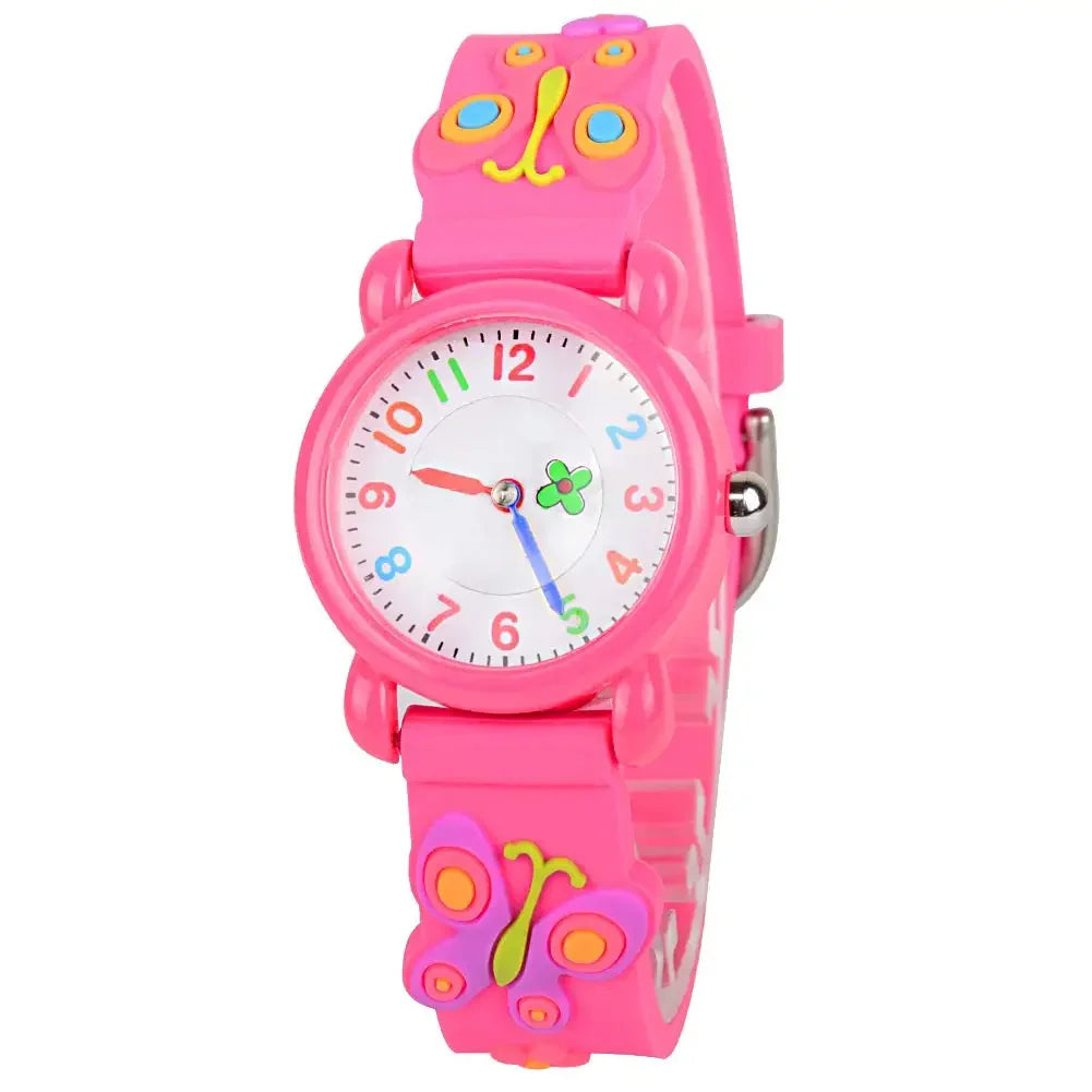 Kids Watches Analog 3D Cartoon Waterproof Sport Children Toddler Wrist Watches Gifts for 3 4 5 6 7 8 9 10 11 12 Ages Girls Boys