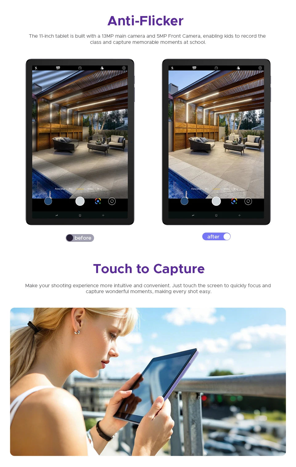 Doogee Tab G6+ 2 in 1 Tablet Pc Android 15 Gemini Ai Dual Speakers 8000Mah Battery 32Gb(8+24) Ram 256Gb Rom Widevine L1 4g Lte