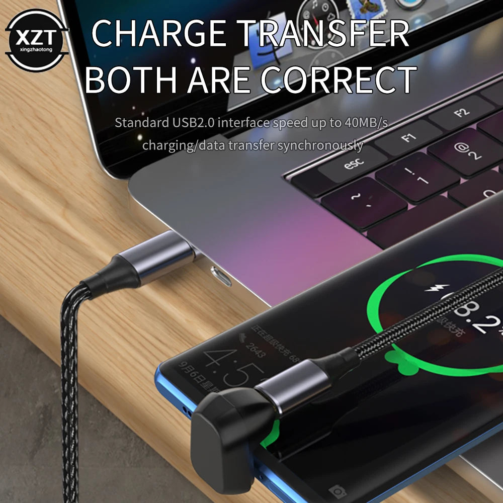 USB 4.0 40Gbps Data Transfer Thunderbolt 4 8K 60Hz Type C Male to Female Connector Extender for Mobile Phone Laptop