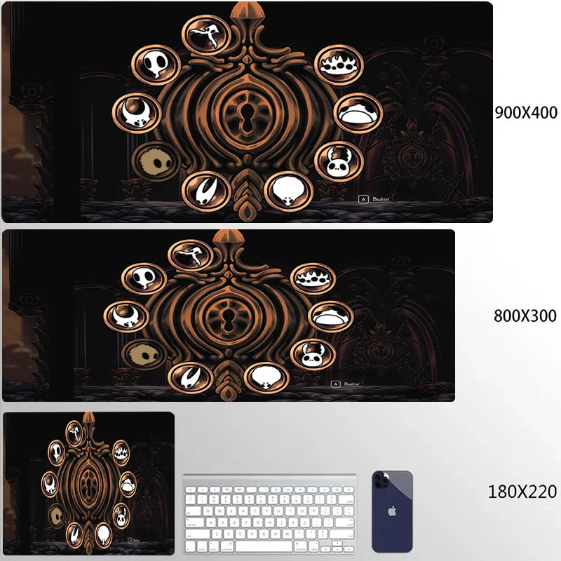 Hollow Knight Gaming Accessories Mouse Pad Office Laptop Cartoon Game Cabinet Mausepad PC Anime Cute HD Table Mat Large Carpet