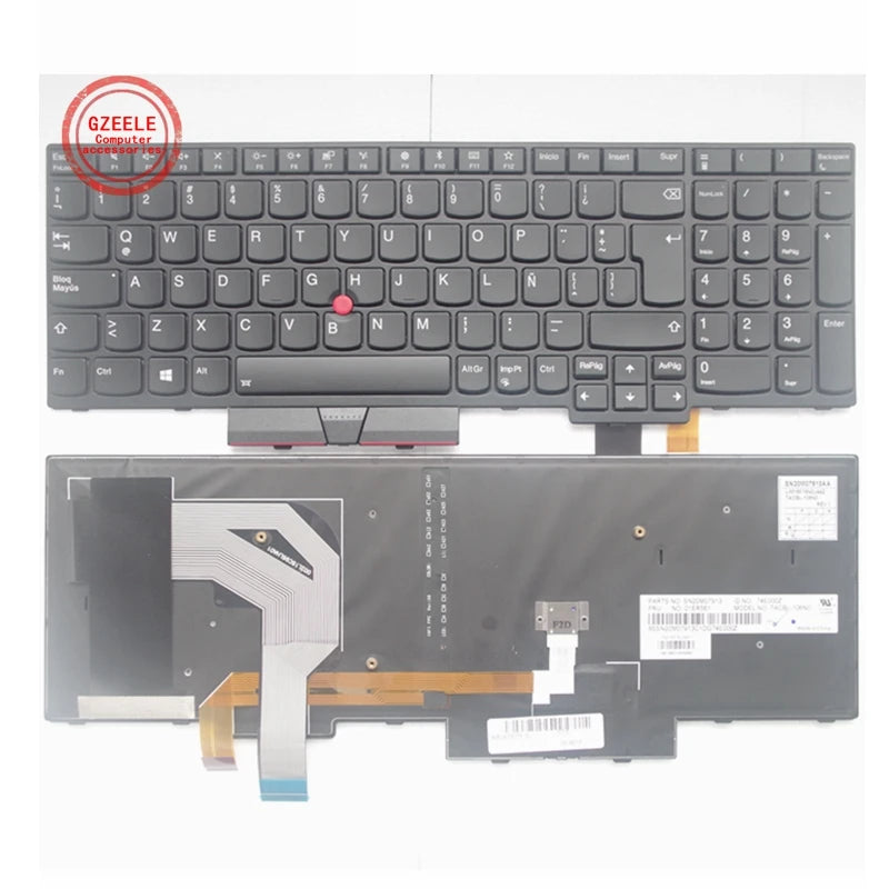 PO/LA/RU/US New  for Lenovo Thinkpad T570 T580 T570 P51S T580 P52S 01ER582 01ER541 SN20M07934 English Keyboard