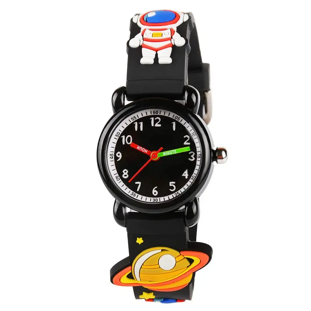 Kids Watches Analog 3D Cartoon Waterproof Sport Children Toddler Wrist Watches Gifts for 3 4 5 6 7 8 9 10 11 12 Ages Girls Boys