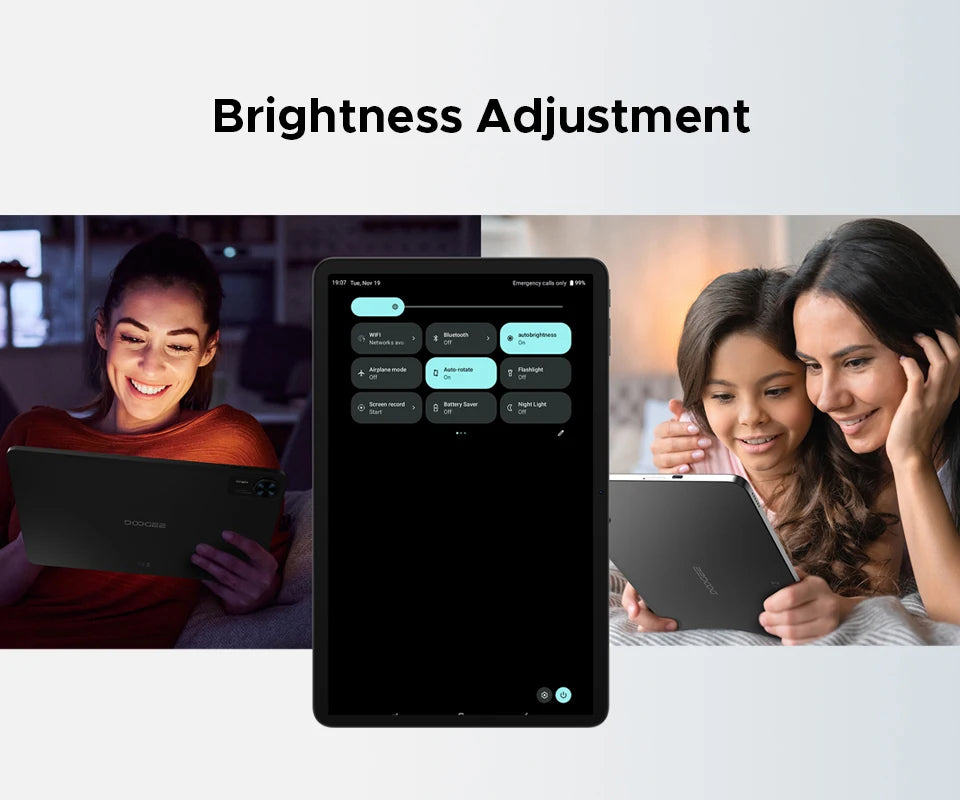 Global Version DOOGEE T36 Android Tablet 15 8 + 256GB IPS Display Unisoc T620 Octa Core 8800mAh Battery Widevine L1