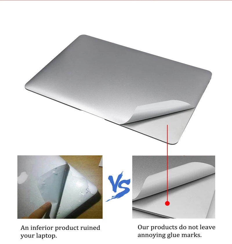 15.6 Laptop Skin sticker Silver Golden Laptop Protector Cover hp Fits for 10/12/13/14/15/17 inch Hp Dell Lenovo Asus Acer