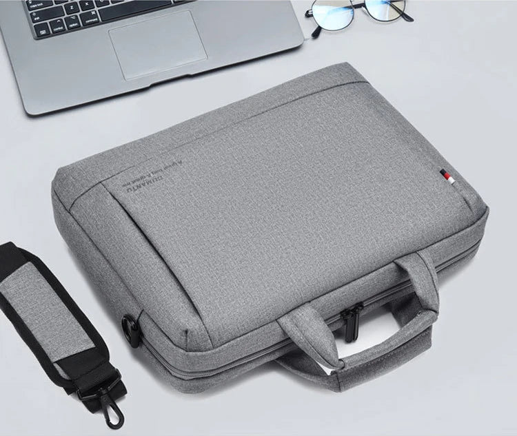 Waterproof Laptop Bag Case 13 14 15 17 Inch Notebook Bag For Macbook Air Pro 13 15 Computer Shoulder Handbag Briefcase Bag