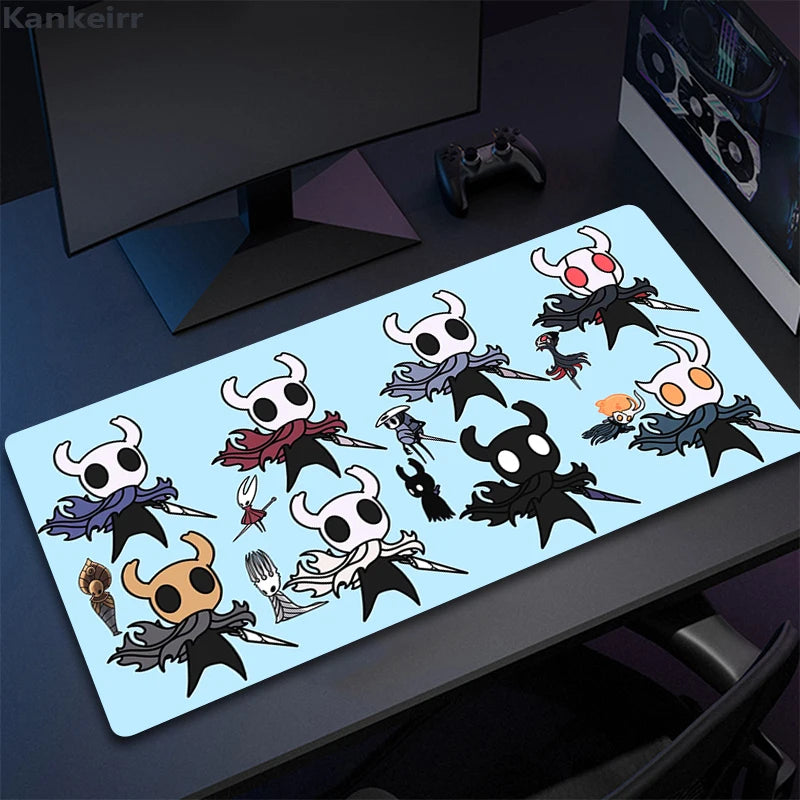 Hollow Knight Gaming Accessories Mouse Pad Office Laptop Cartoon Game Cabinet Mausepad PC Anime Cute HD Table Mat Large Carpet