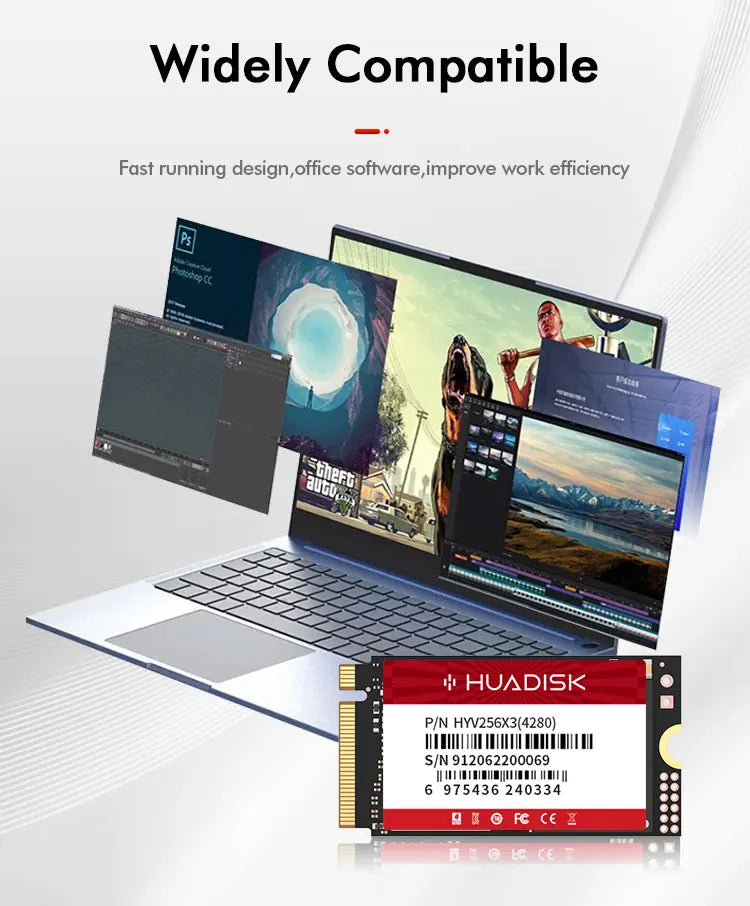 HUADISK M.2 SSD NVME PCIE3.0 128GB 256GB 512GB Solid State Disk Internal ssd nvme m2 DIY Gaming Computer Laptop PC Motherboard