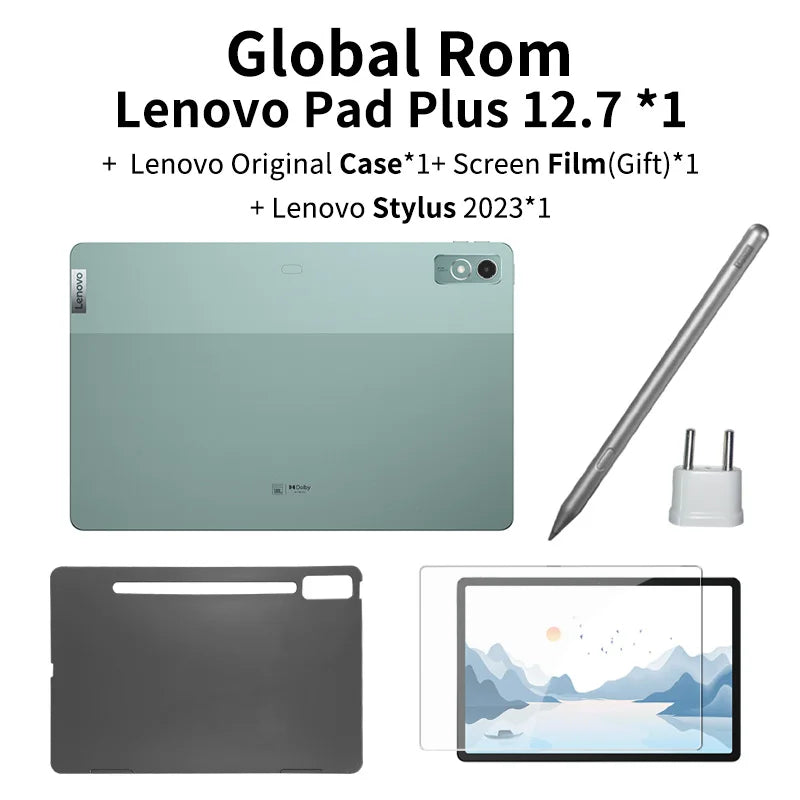 Global Rom Lenovo Xiaoxin Pad Plus 12.7 8G128G Student Friendly for E learning  Work 2 in 1 Design Matte Anti glare Display 12.7