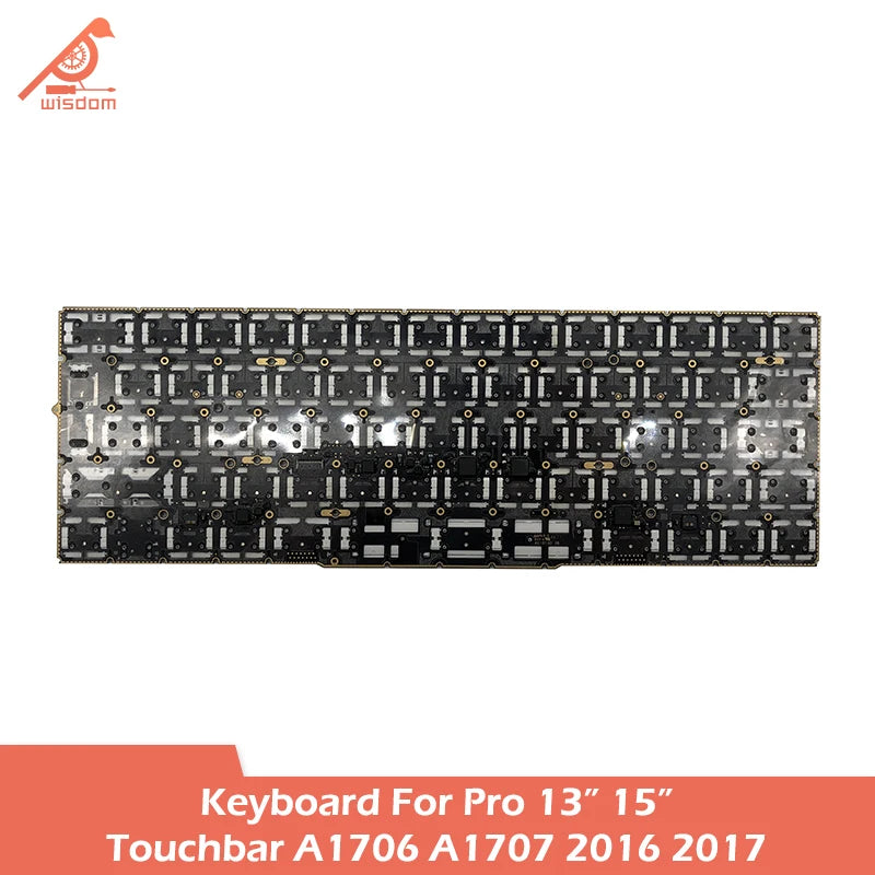 Laptop A1706 A1707 Keyboard For Macbook Pro Retina 13" 15" Touchbar A1706 A1707 Keyboard Replacement 2016 2017