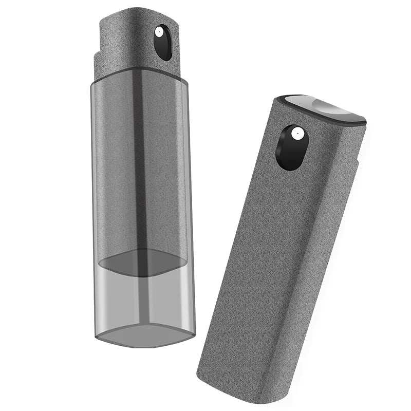 Screen Cleaner Touchscreen Mist Spray Portable Reusable Spray Bottle Microfiber Cleaner Wipe Multifunctional Phone Cleaning Tool
