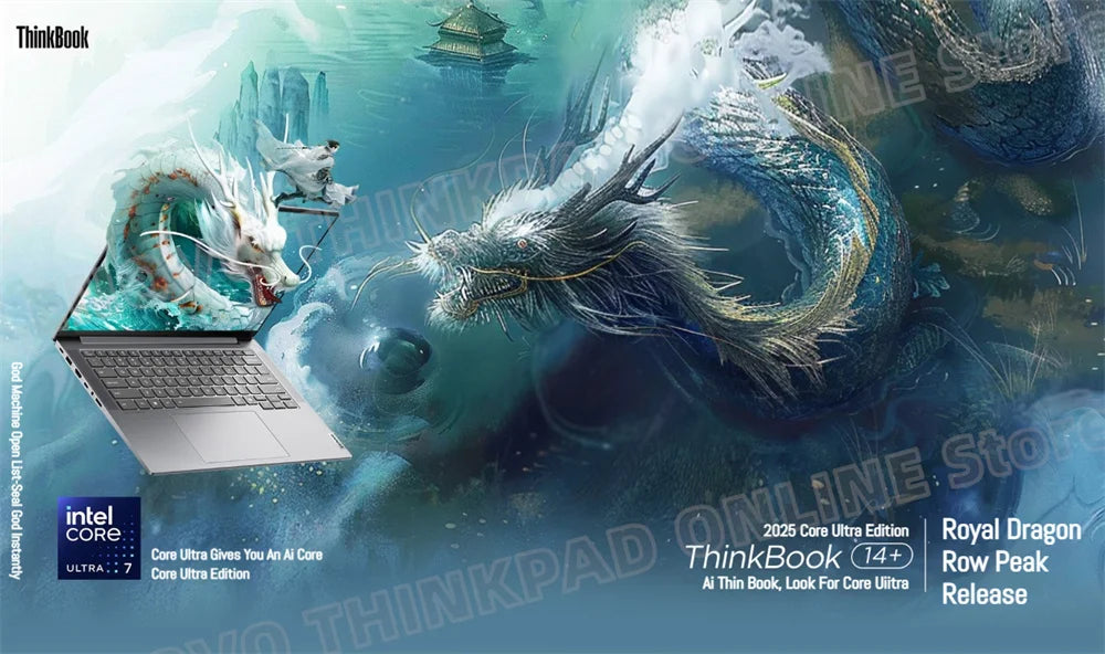 【2025 New】Lenovo ThinkBook 14+ Laptop U5-225H/U7-255H/U9-285H Arc 130T/140T 14.5inch 3K 120Hz Matte Screen