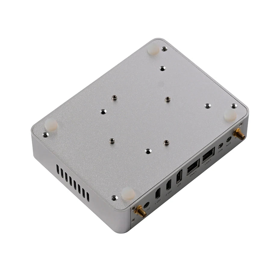 Fanless Mini PC 12th gen Intel Celeron N100 Desktop Gaming Computer DDR4 Support wifi6 3*Screen 2*HDMI 1*DP Windows11 2*LAN