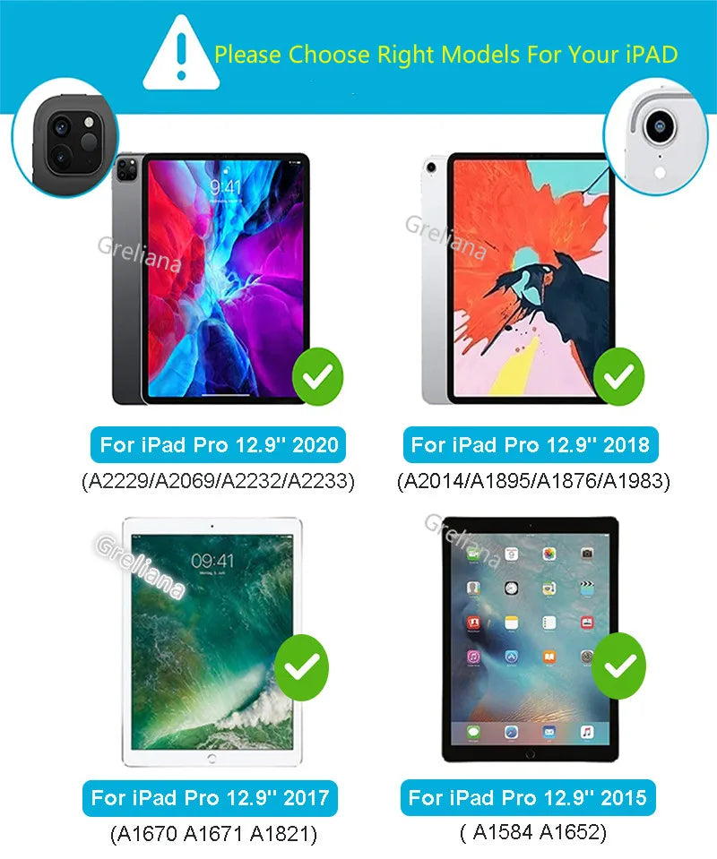 NEW Case For iPad Pro 12.9 11 2020 Smart Cover Stand Holder for iPad A2229 A2069 A2232 A2014 A1895 A1670 A1671 A1584 A1652 A2228