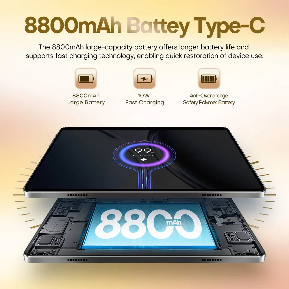 2025 Global Version Original Tablets Pad 8 Ultra Android 14 16GB+1T 8800mAh 5G Dual SIM Card WiFi GPS 13inch HD 4K Mi Tablet