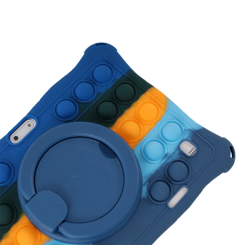 10.1"Kids Friendly Universal Tablet Case Soft Silicon 10 10.1 inch Lightweight Cover Stand Shockproof Funda 24x17cm/9.5x6.69inch