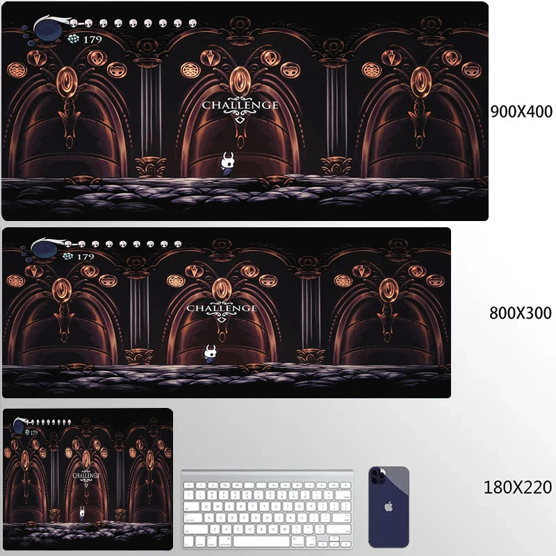 Hollow Knight Gaming Accessories Mouse Pad Office Laptop Cartoon Game Cabinet Mausepad PC Anime Cute HD Table Mat Large Carpet
