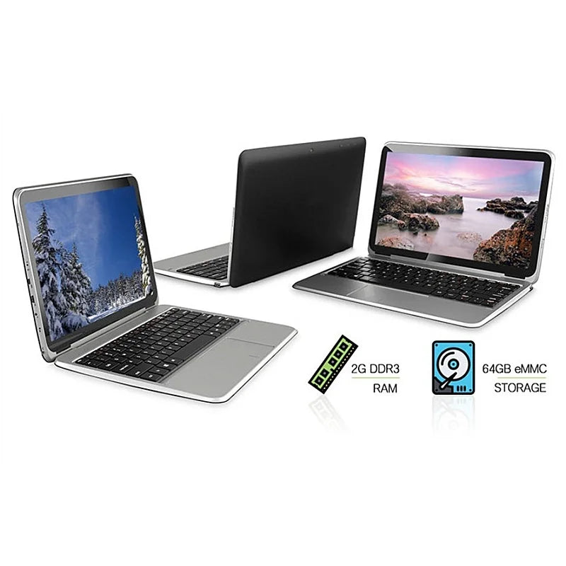 11.6" Tablet PC Flexx 11A With Docking Keyboard 2GB DDR+64GB Windows 10 x5-8300 CPU 1366*768 IPS Dual Cameras