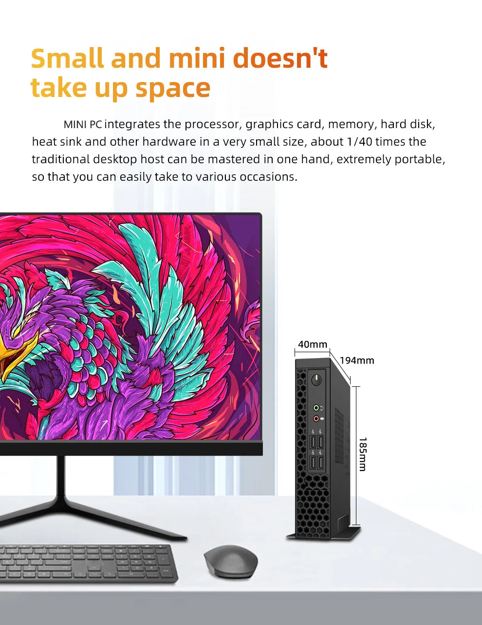 ZXIPC Mini PC Ryzen AMD R7 5700U 4300U 5800H R5 6600H Dual Display 4K HD DDR4 NVMe WIFI6 Mini Business Desktop Gaming Computer