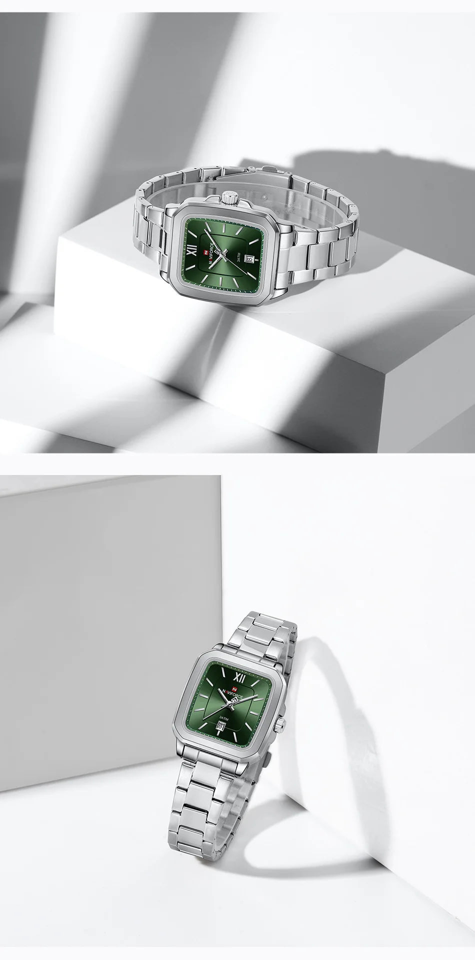 NAVIFORCE Couple Watch Luxury Brand Waterproof Quartz Watch Fashion Simple Calendar Date Stainless Watch Women Men Lover's Gift