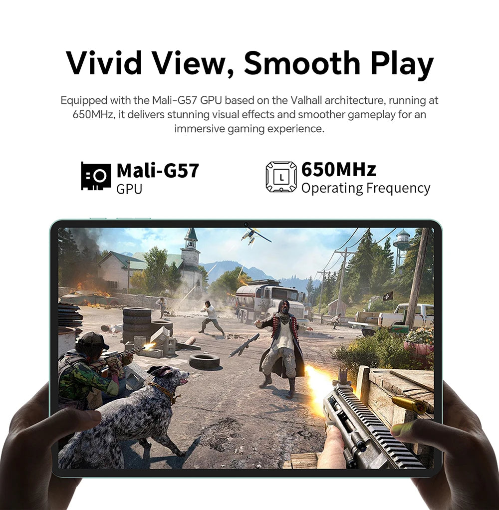 Teclast P50 2025 Android 15 Tablet 11 inch 90Hz Display T606 Octa-Core Max 20GB(8+12GB) RAM 128GB ROM 7000mAh Type-C 4G LTE GPS