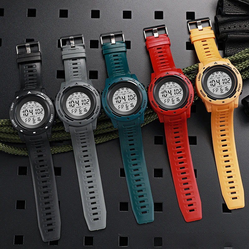 Couple Sports Electronic Watch Multi functional Large Screen Outdoor Watch